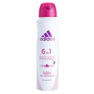 Adidas 6 in 1 Cool & Care dezodorant w sprayu dla kobiet 150 ml
