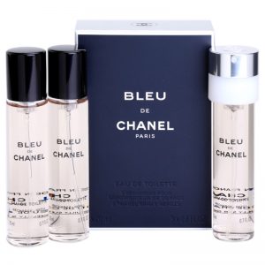 Chanel Bleu de Chanel woda toaletowa uzupełnienie dla mężczyzn 3 x 20 ml