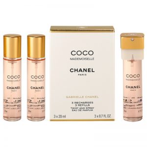Chanel Coco Mademoiselle woda perfumowana (3 x napełnienie) dla kobiet 3×20 ml