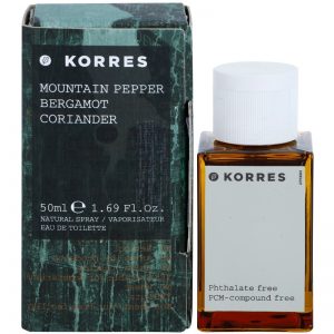 Korres Mountain Pepper, Bergamot & Coriander woda toaletowa dla mężczyzn 50 ml