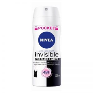 Nivea Invisible Black & White Clear antyperspirant w sprayu 100 ml