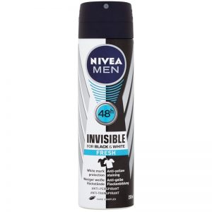 Nivea Men Invisible Black & White antyprespirant w sprayu Fresh 150 ml