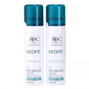 RoC Keops dezodorant w sprayu 24 godz. 2 x 150 ml