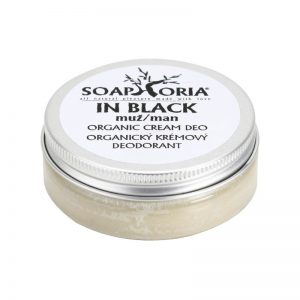 Soaphoria In Black organiczny kremowy dezodorant dla mężczyzn 50 ml