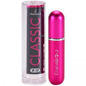 Travalo Classic napełnialny flakon z atomizerem unisex Hot Pink 5 ml