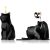 54 Celsius PyroPet KISA (Cat) świeczka Black 17 cm