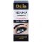 Delia Cosmetics Henna farbka do brwi odcień 1.0 Black 2 g + 2 ml