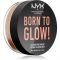 NYX Professional Makeup Born To Glow puder rozjaśniający odcień 02 – Ultra Light Beam 5,3 g