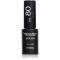 Pierre René Nails Hybrid zelowy lakier do paznokcji z UV / przy użyciu lampy LED odcień No. 80 Black 6 ml