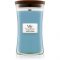 Woodwick Sea Salt & Cotton świeczka zapachowa z drewnianym knotem 609,5 g