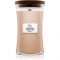 Woodwick Vanilla & Sea Salt świeczka zapachowa z drewnianym knotem 609,5 g