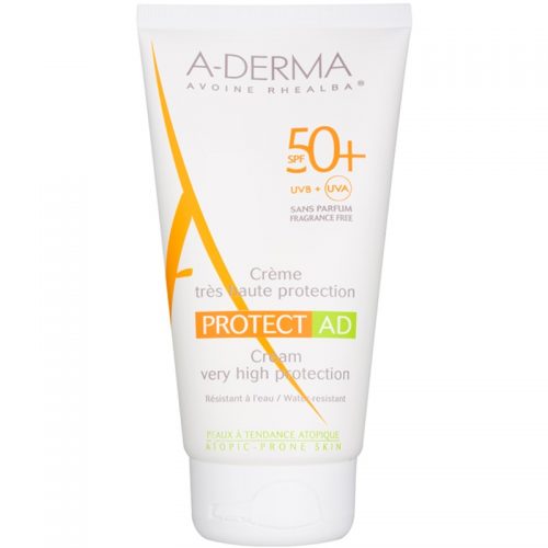 A-Derma Protect AD ochronny krem do opalania dla skóry atopowej SPF 50+ 150 ml