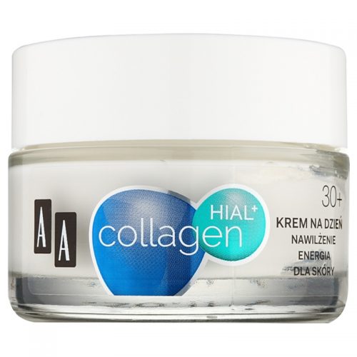 AA Cosmetics Collagen HIAL+ krem nawilżający na dzień 30+ 50 ml