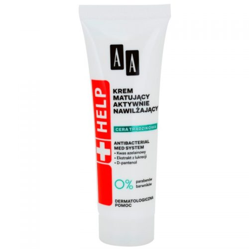 AA Cosmetics Help Acne Skin krem nawilżająco-matujący 40 ml