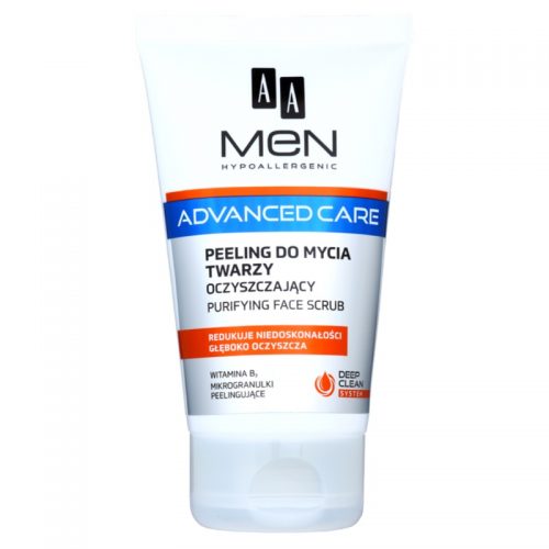 AA Cosmetics Men Advanced Care oczyszczający peeling żelowy do twarzy 150 ml