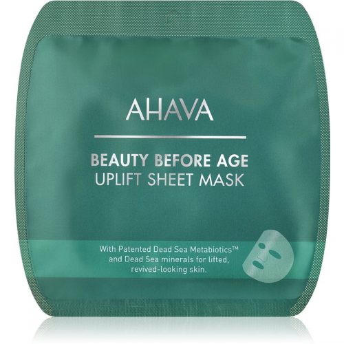 Ahava Beauty Before Age wygładzająca płócienna maseczka z efektem liftingującym