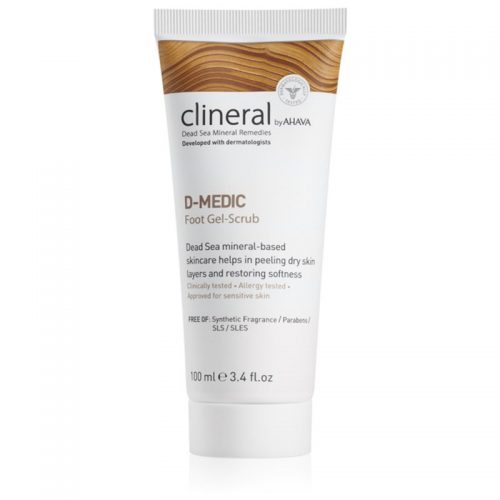 Ahava Clineral D-MEDIC delikatny peeling żelowy do nóg 100 ml