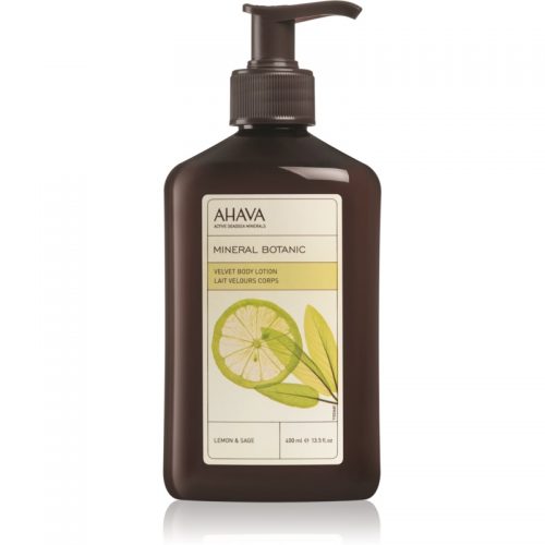 Ahava Mineral Botanic Lemon & Sage delikatne mleczko do ciała cytron + szałwia 400 ml