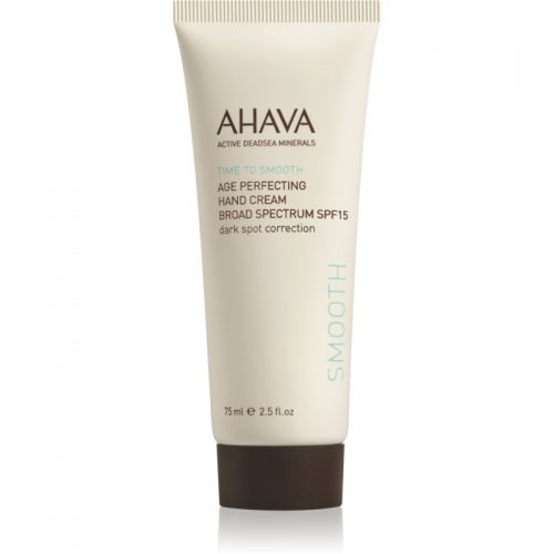 Ahava Time To Smooth krem odmładzający do rąk przeciw przebarwieniom SPF 15 75 ml