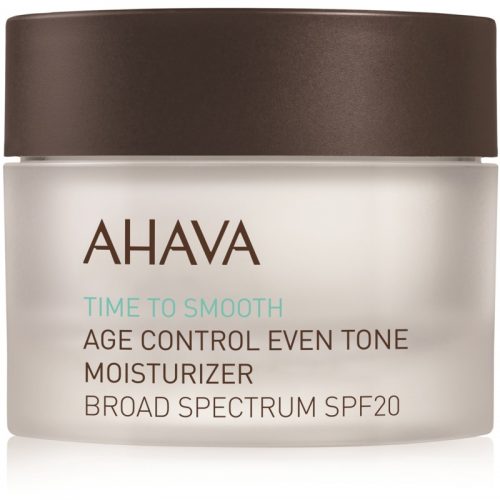 Ahava Time To Smooth rozświetlający krem nawilżający SPF 20 50 ml