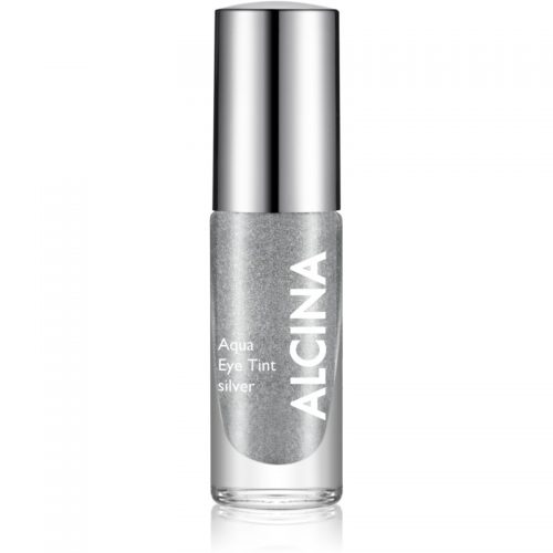Alcina Summer Breeze Aqua Eye Tint dwufazowy cień do powiek z efektem metalicznym odcień Silver 5 ml