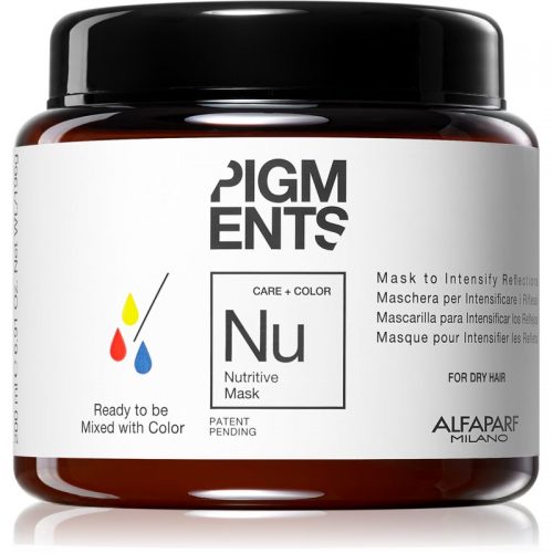 Alfaparf Milano Pigments maseczka odżywcza do włosów suchych i farbowanych 200 ml