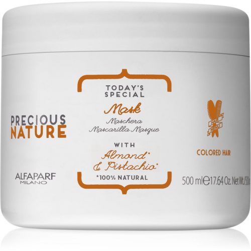 Alfaparf Milano Precious Nature Almond & Pistachio maseczka chroniący kolor 500 ml