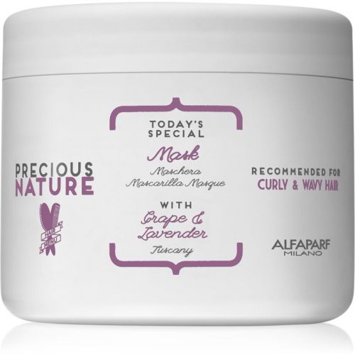 Alfaparf Milano Precious Nature Grape & Lavender maseczka odżywcza przeciwko puszeniu się włosów 500 ml