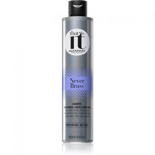 Alfaparf Milano That s it Never Brass szampon do blond i siwych włosów do profesjonalnego użytku 250 ml