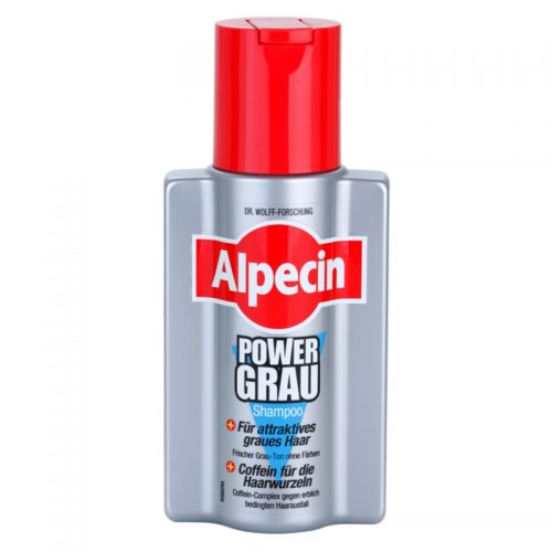 Alpecin Power Grau szampon upiększający siwe włosy 200 ml
