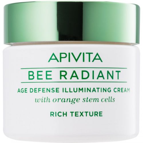 Apivita Bee Radiant krem rozjaśniający przeciw oznakom starzenia 50 ml