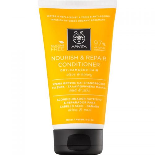 Apivita Holistic Hair Care Olive & Honey odżywka odżywiająca do włosów suchych i wrażliwych 150 ml