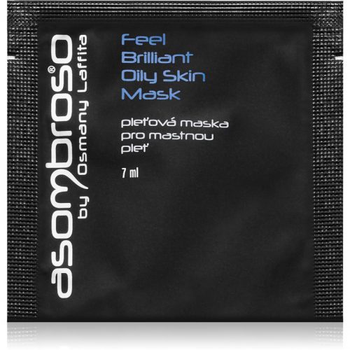 Asombroso by Osmany Laffita Feel Brilliant maseczka wygładzająca do skóry tłustej 7×7 ml
