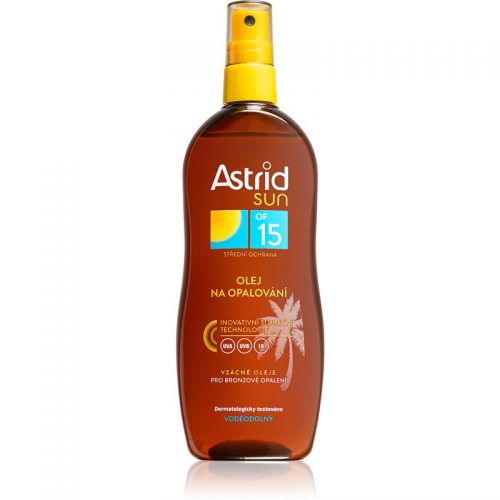 Astrid Sun olejek ochronny do opalania w sprayu SPF 15 200 ml