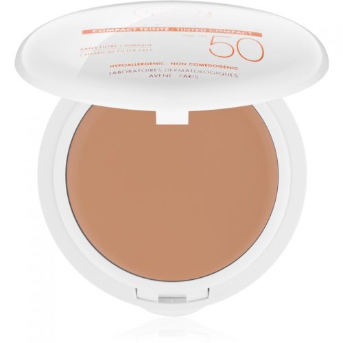 Avène Sun Minéral ochronny podkład w kompakcie bez filtrów chemicznych SPF 50 odcień Beige 10 g