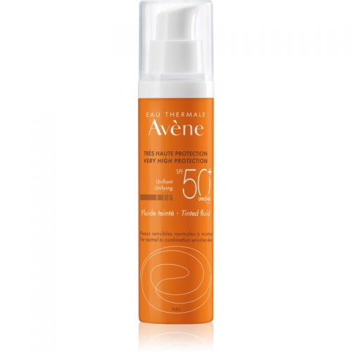 Avène Sun Sensitive tonujący fluid ochronny do cery normalnej i mieszanej SPF 50+ 50 ml