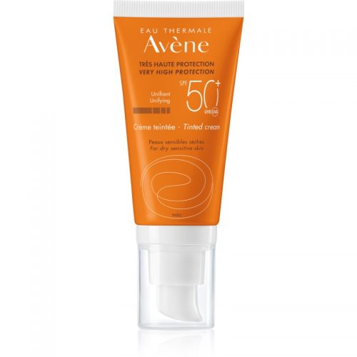 Avène Sun Sensitive tonujący fluid ochronny do cery suchej i wrażliwej SPF 50+ 50 ml