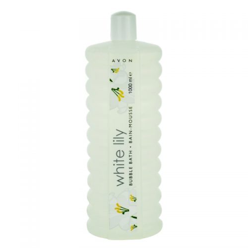 Avon Bubble Bath piana do kąpieli duże opakowanie White Lily 1000 ml