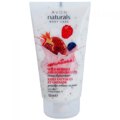 Avon Naturals Body Care Sensational kremowy peeling do ciała 150 ml