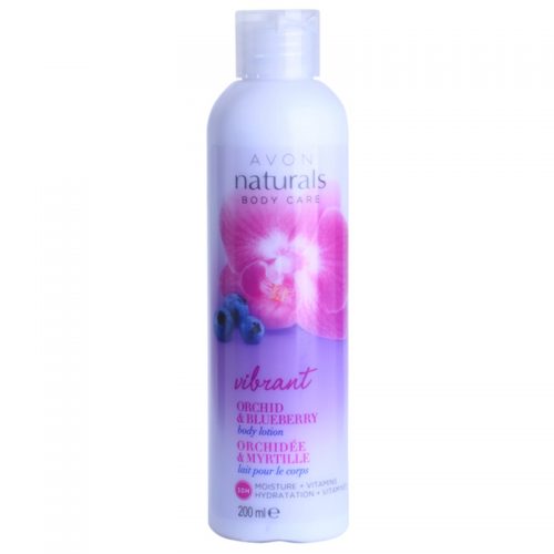 Avon Naturals Body mleczko do ciała z orchideą i jagodą 200 ml