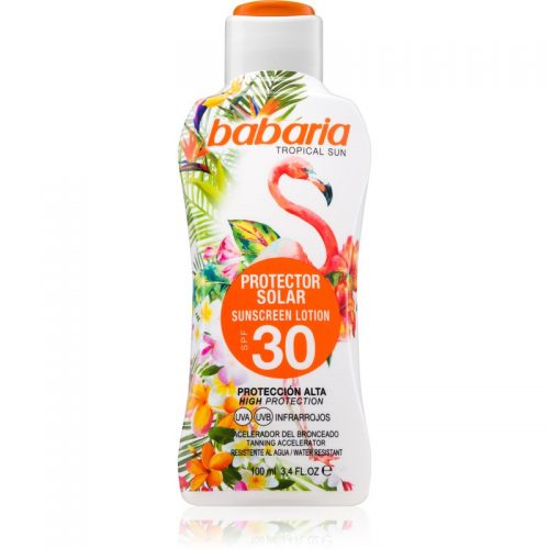 Babaria Tropical Sun ochronne mleczko do opalania SPF 30 100 ml