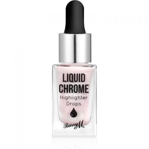 Barry M Liquid Chrome płynny rozświetlacz z zakraplaczem odcień Precious Pearl 12 ml