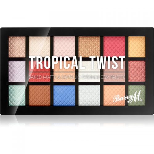 Barry M Tropical Twist paleta cieni do powiek 18 x 0,9 g