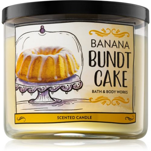 Bath & Body Works Banana Bundt Cake świeczka zapachowa 411 g