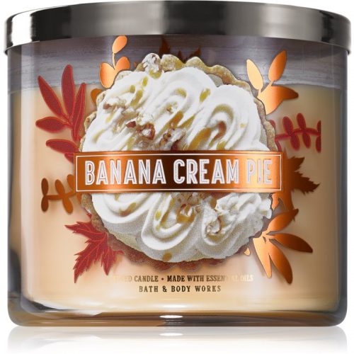 Bath & Body Works Banana Cream Pie świeczka zapachowa 411 g