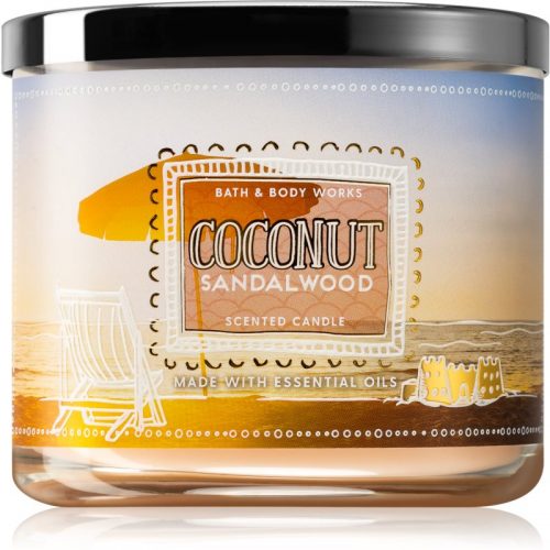 Bath & Body Works Coconut Sandalwood świeczka zapachowa 411 g