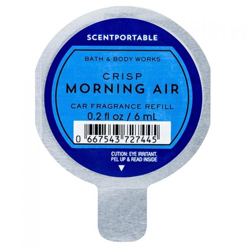 Bath & Body Works Crisp Morning Air odświeżacz do samochodu napełnienie 6 ml