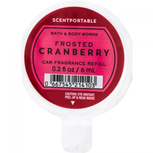 Bath & Body Works Frosted Cranberry odświeżacz do samochodu 6 ml