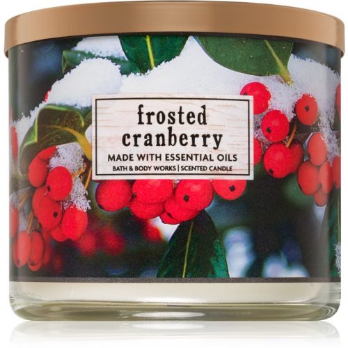 Bath & Body Works Frosted Cranberry świeczka zapachowa I. 411 g