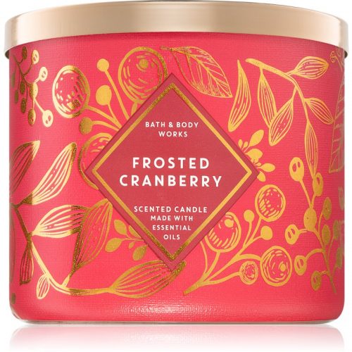 Bath & Body Works Frosted Cranberry świeczka zapachowa II. 411 g